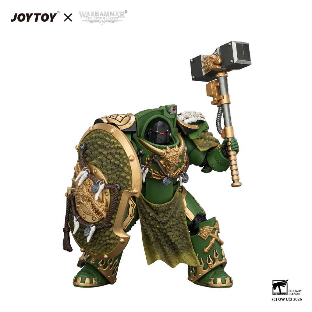 Salamanders Firedrake Terminator 2 with Thunder Hammer and Dragonscale Storm Shield - view 4