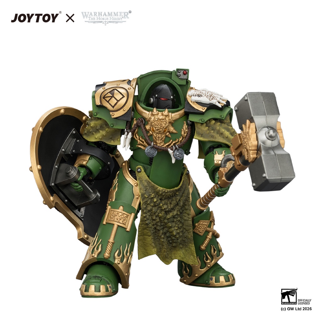 Salamanders Firedrake Terminator 2 with Thunder Hammer and Dragonscale Storm Shield - view 5
