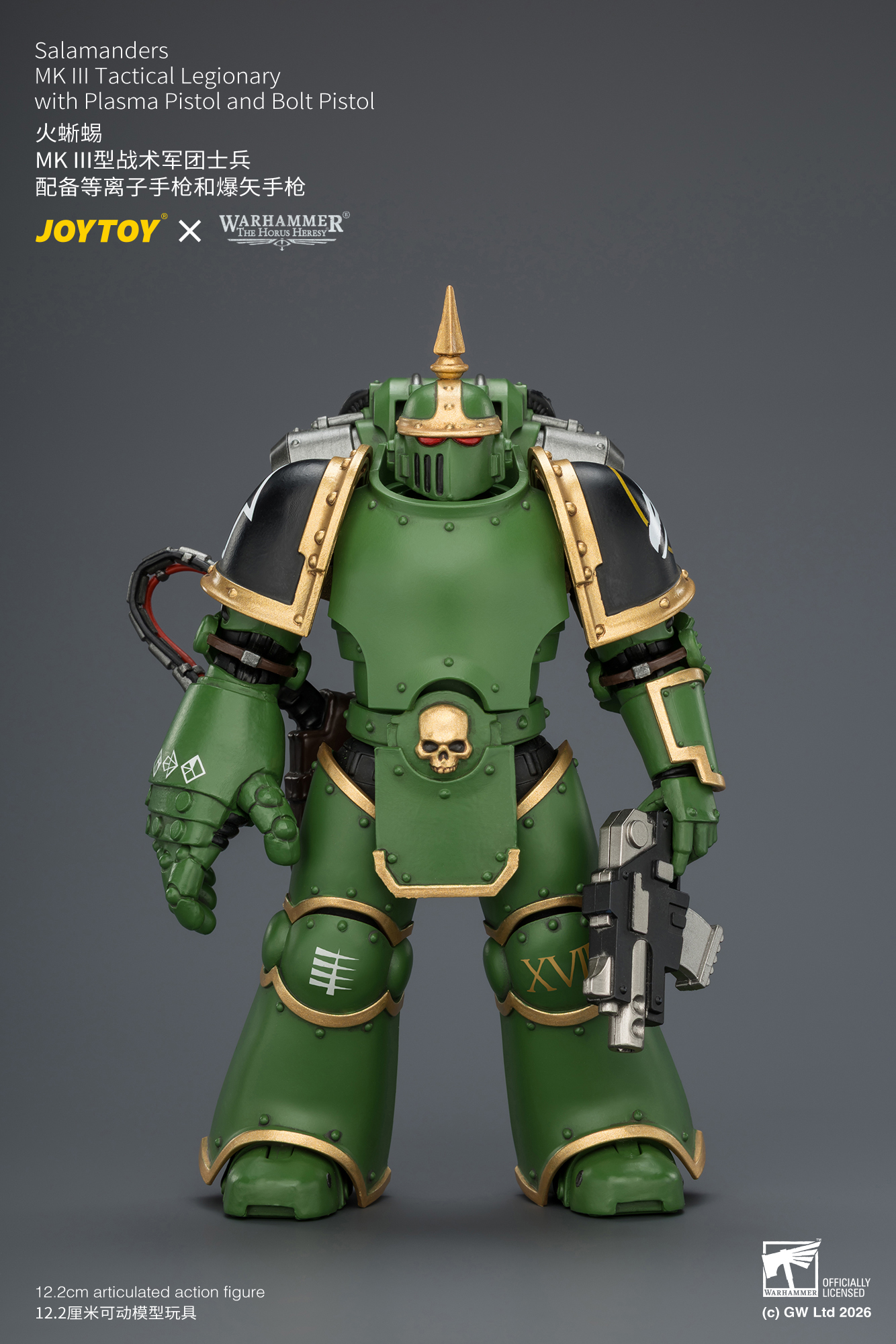 Salamanders MK III Tactical Legionary with Plasma Pistol and Bolt Pistol - view 9