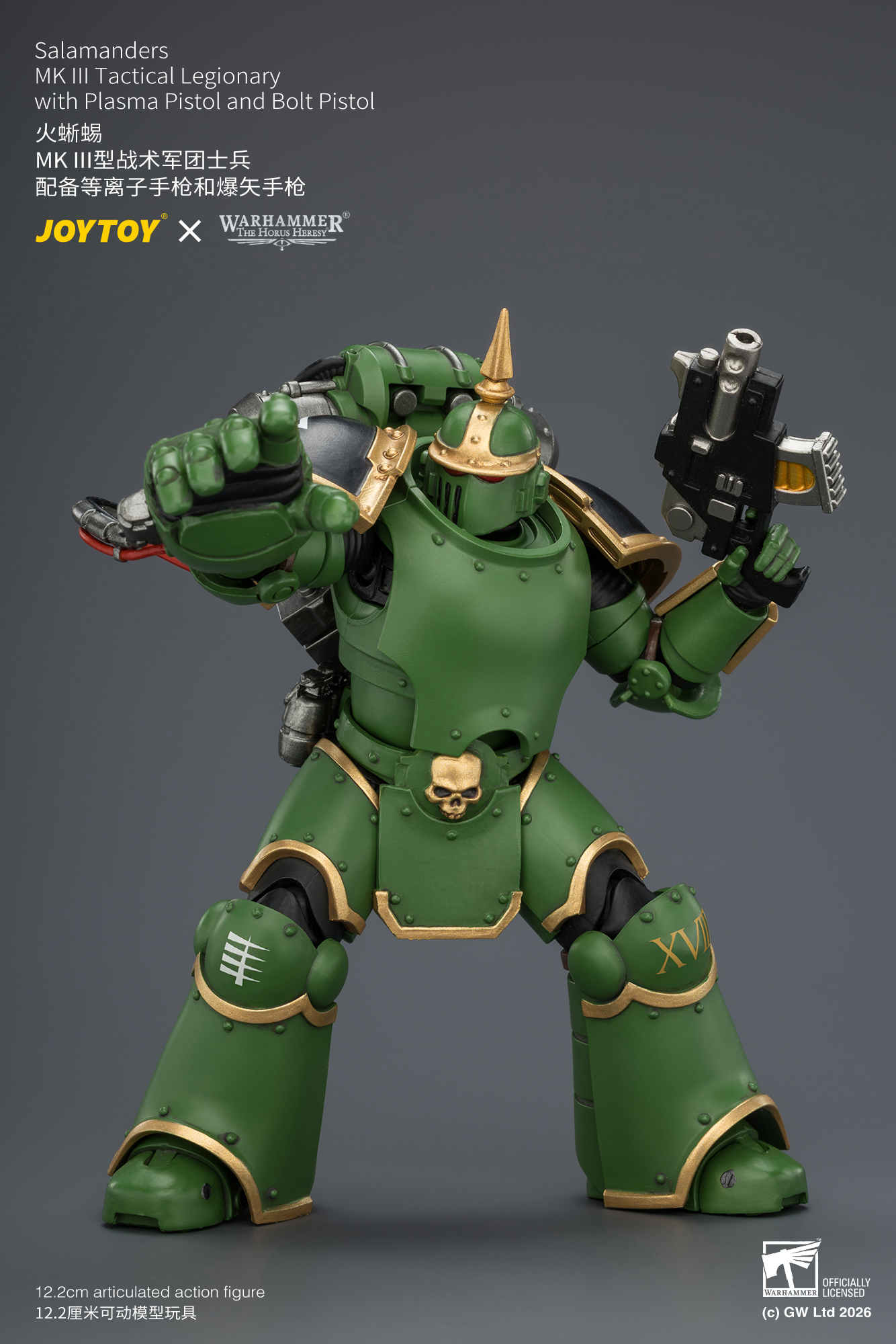 Salamanders MK III Tactical Legionary with Plasma Pistol and Bolt Pistol - view 13