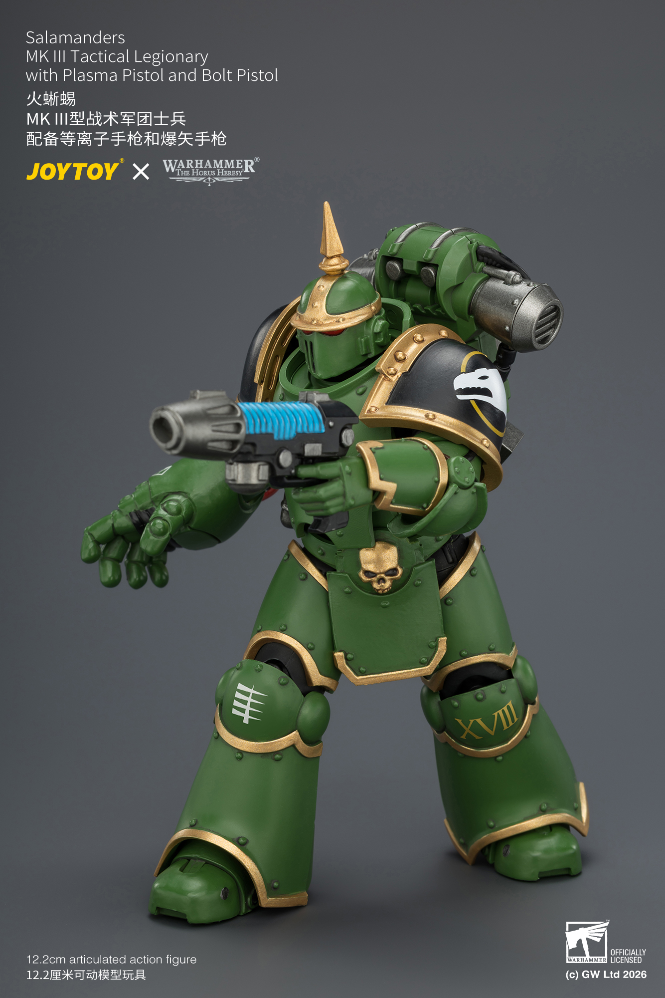 Salamanders MK III Tactical Legionary with Plasma Pistol and Bolt Pistol - view 15