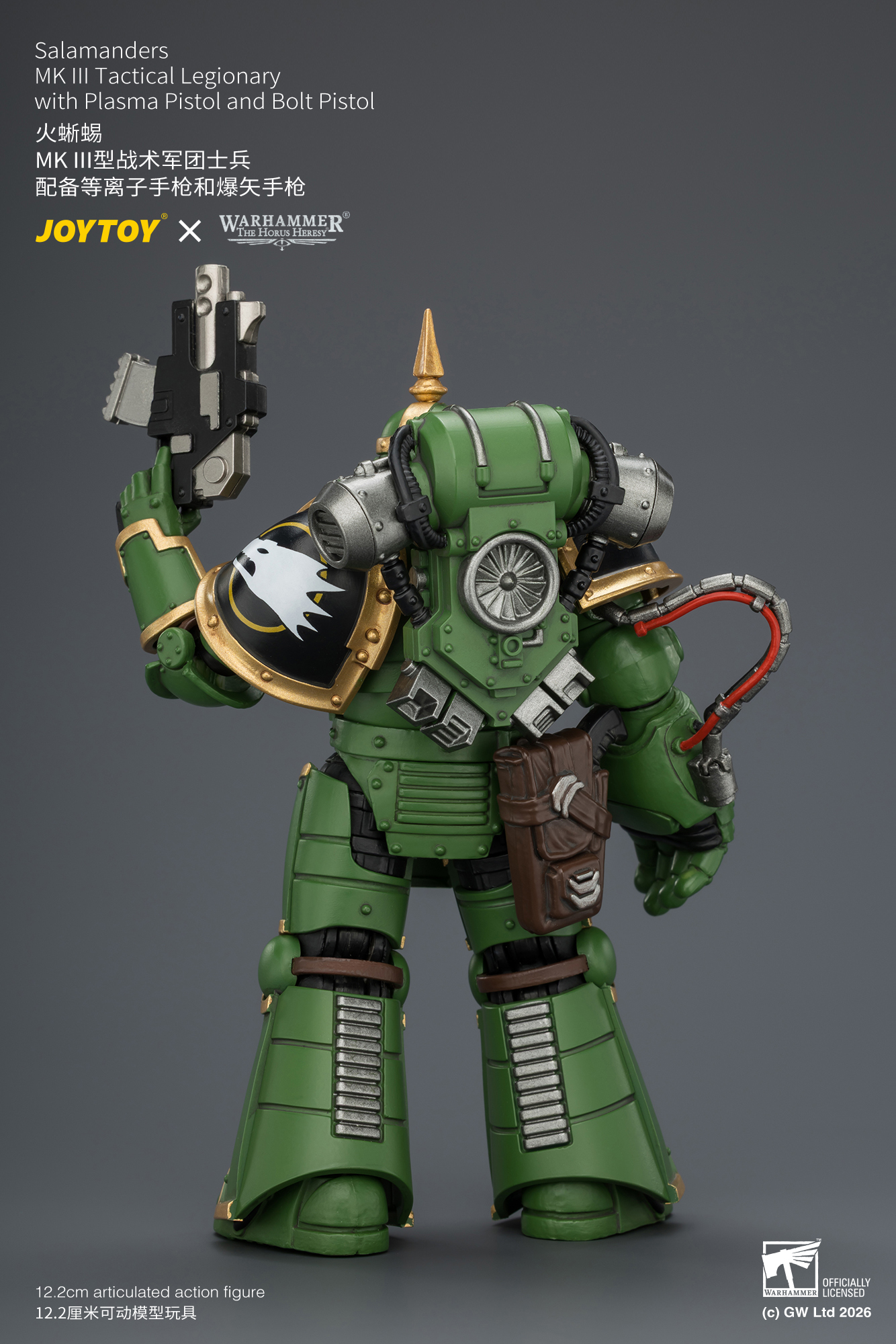 Salamanders MK III Tactical Legionary with Plasma Pistol and Bolt Pistol - view 11