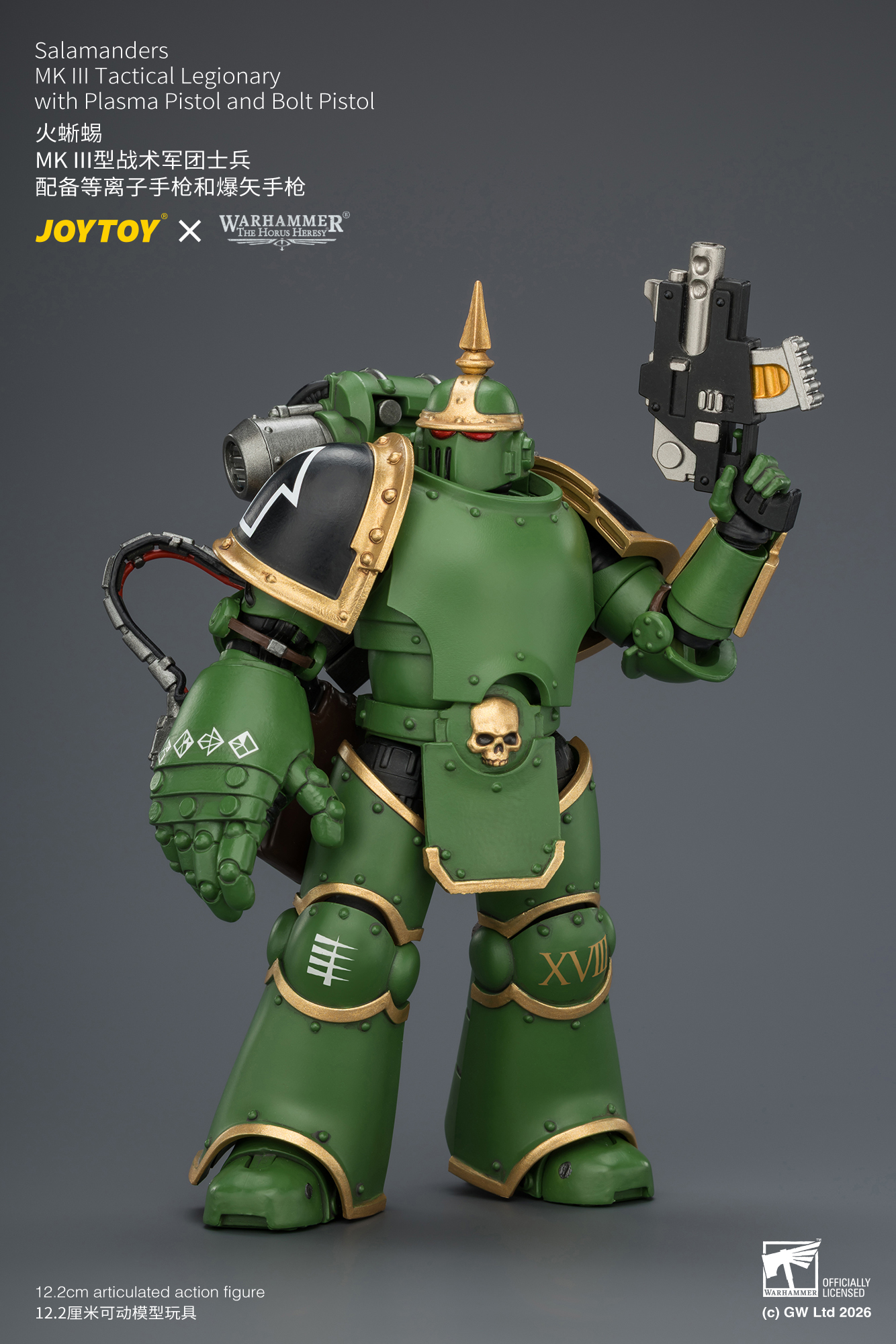 Salamanders MK III Tactical Legionary with Plasma Pistol and Bolt Pistol - view 10