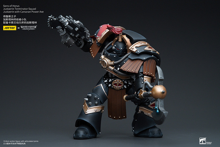 Sons of Horus Justaerin Terminator Squad Justaerin with Carsoran Power Axe - view 10