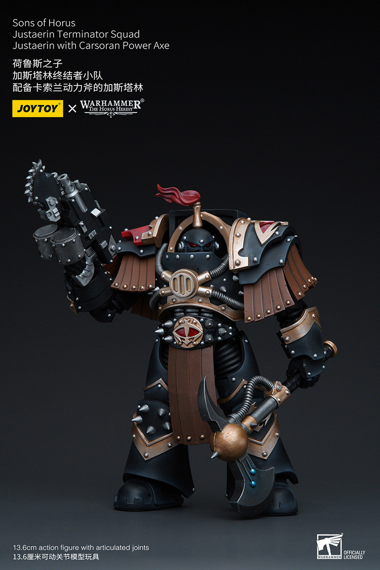 Sons of Horus Justaerin Terminator Squad Justaerin with Carsoran Power Axe - view 7