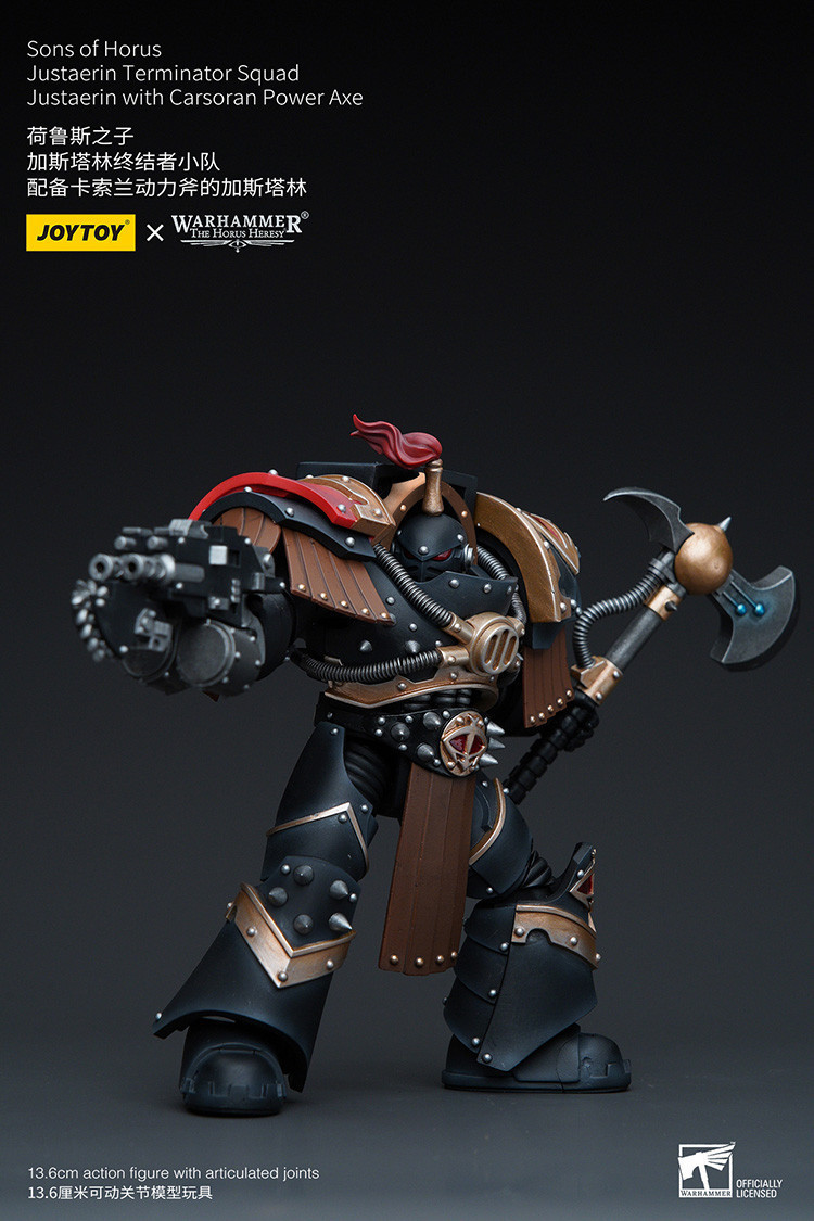 Sons of Horus Justaerin Terminator Squad Justaerin with Carsoran Power Axe - view 9