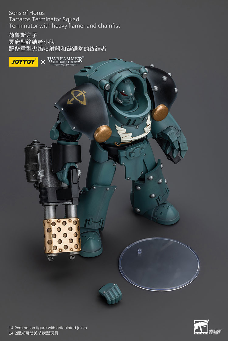 Sons Of Horus Tartaros Terminator Squad Terminator With Heavy Flamer And Chainfist - view 12