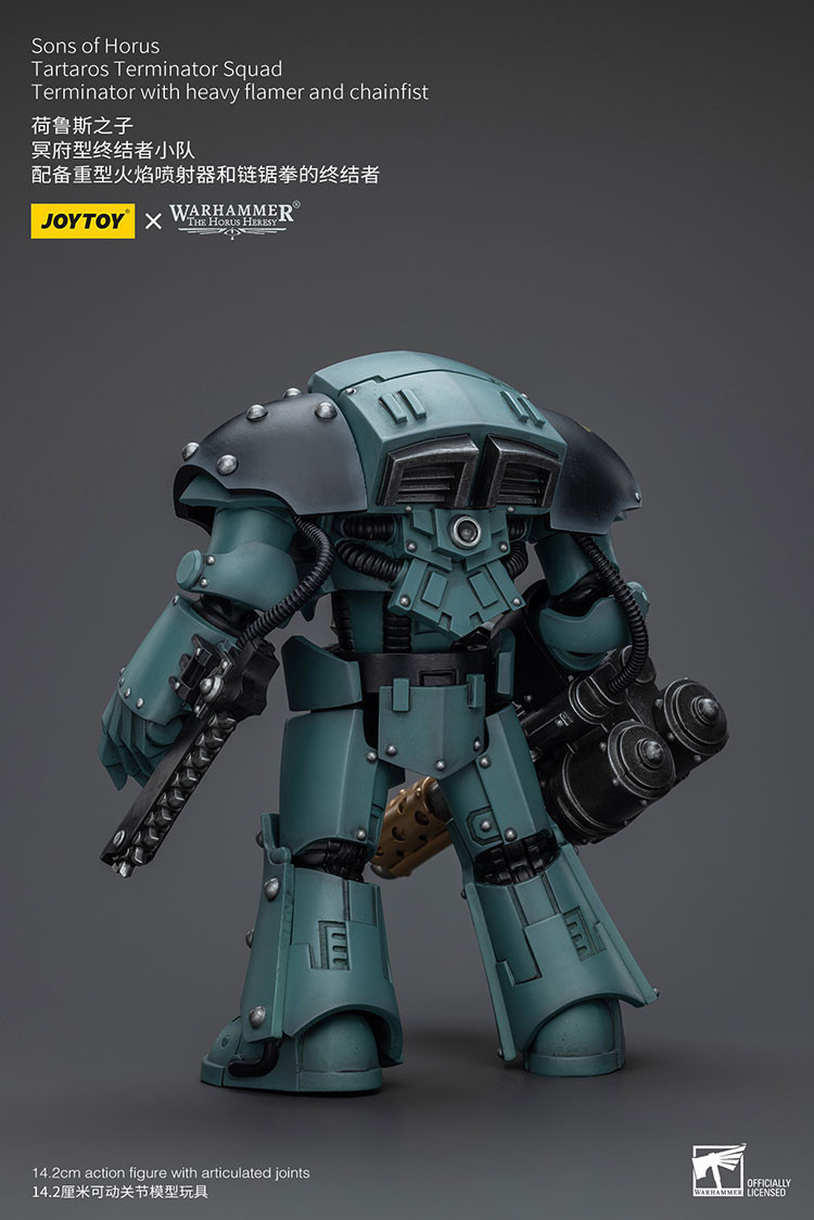 Sons Of Horus Tartaros Terminator Squad Terminator With Heavy Flamer And Chainfist - view 8
