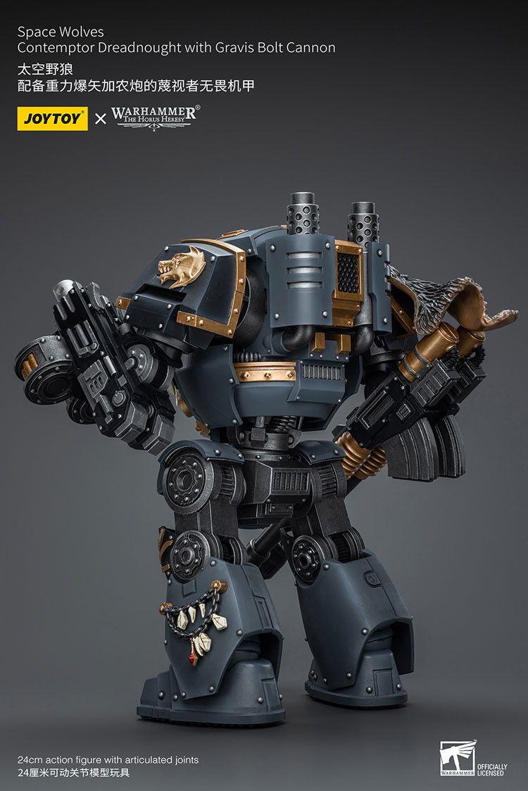 Space Wolves Contemptor Dreadnought with Gravis Bolt Cannon - view 15
