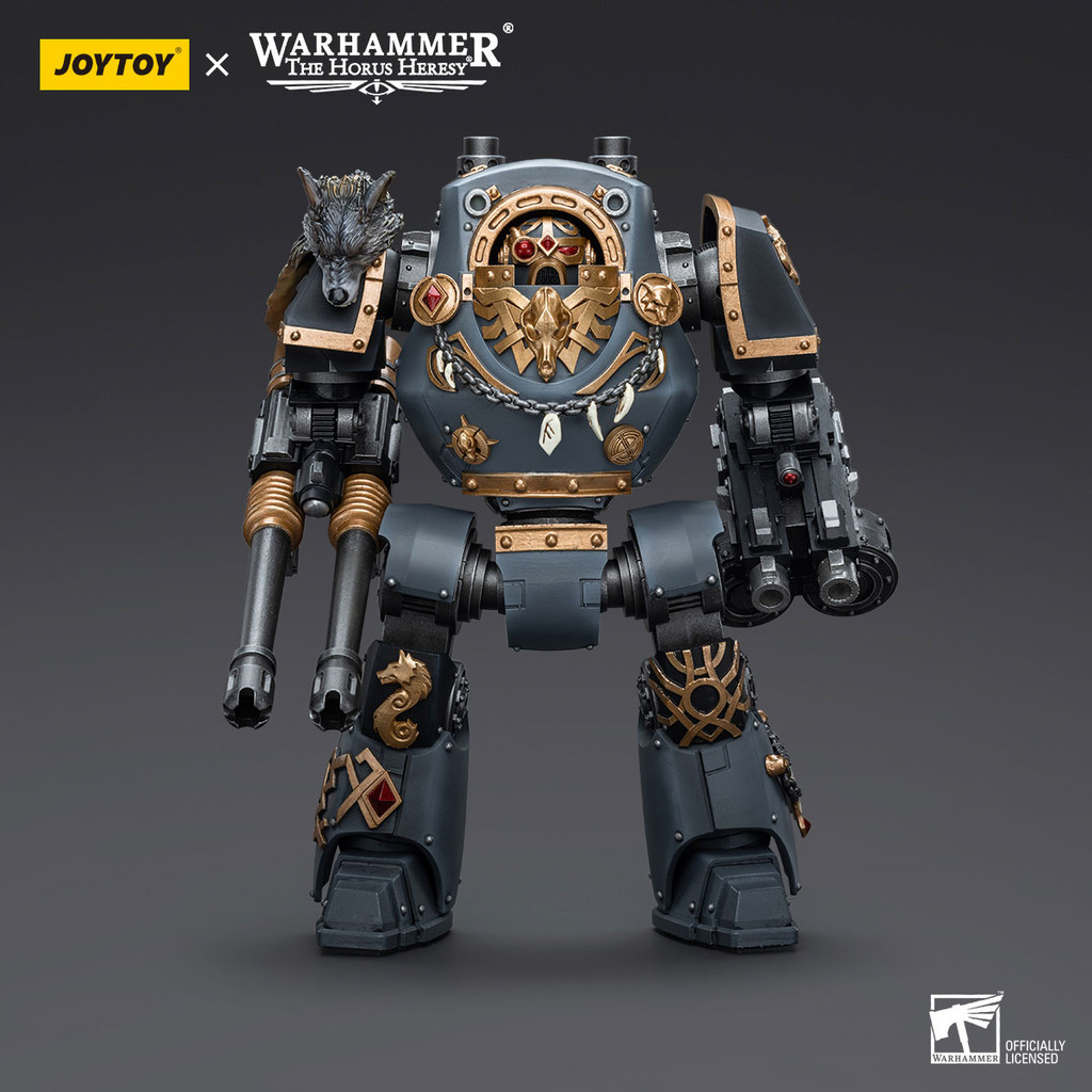 Space Wolves Contemptor Dreadnought with Gravis Bolt Cannon - main product image