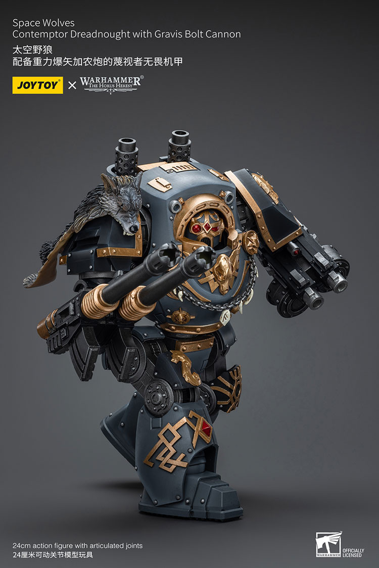 Space Wolves Contemptor Dreadnought with Gravis Bolt Cannon - view 10
