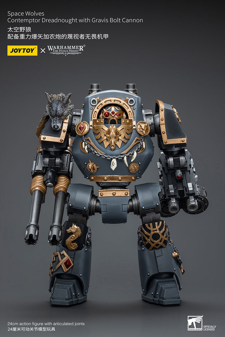 Space Wolves Contemptor Dreadnought with Gravis Bolt Cannon - view 20