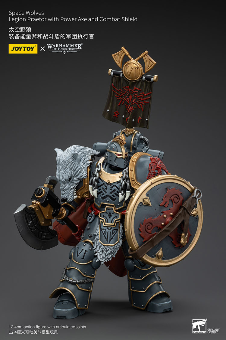 Space WolvesLegion Praetor with Power Axe and Combat Shield - view 13