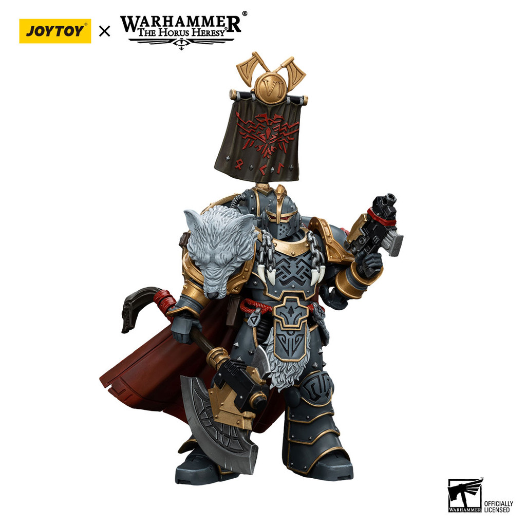 Space WolvesLegion Praetor with Power Axe and Combat Shield - view 2