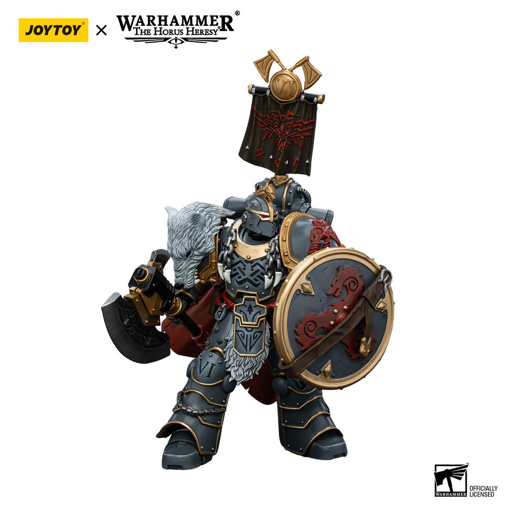 Space WolvesLegion Praetor with Power Axe and Combat Shield - view 4