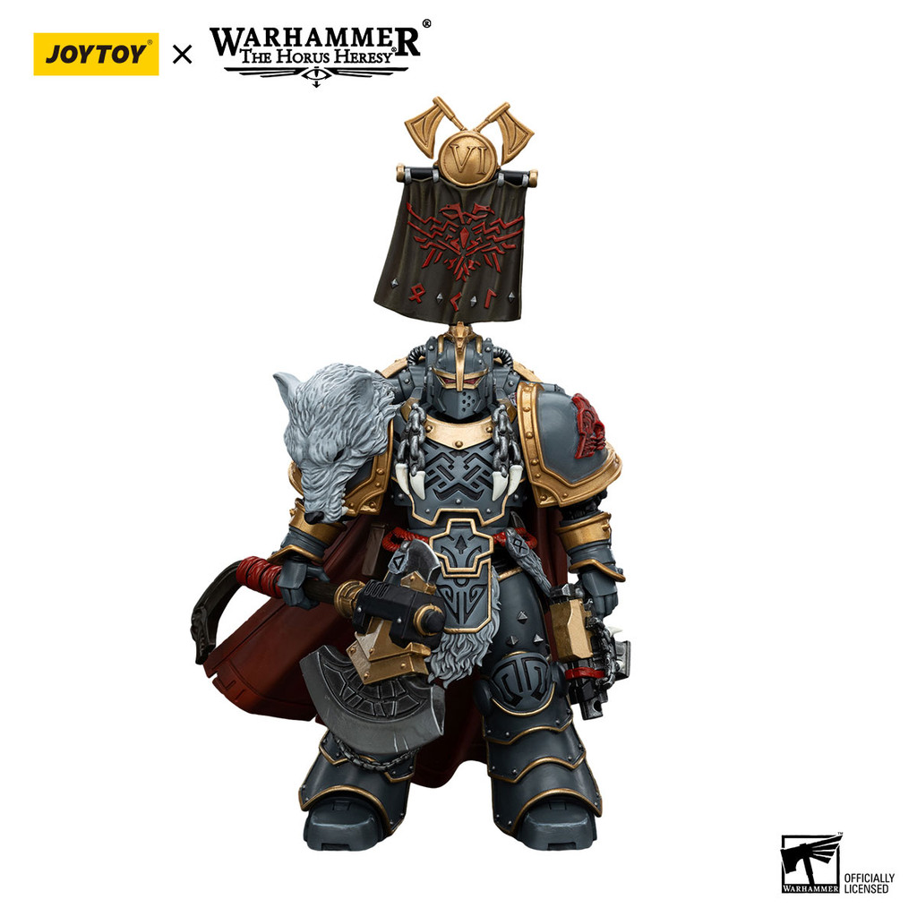 Space WolvesLegion Praetor with Power Axe and Combat Shield - view 5