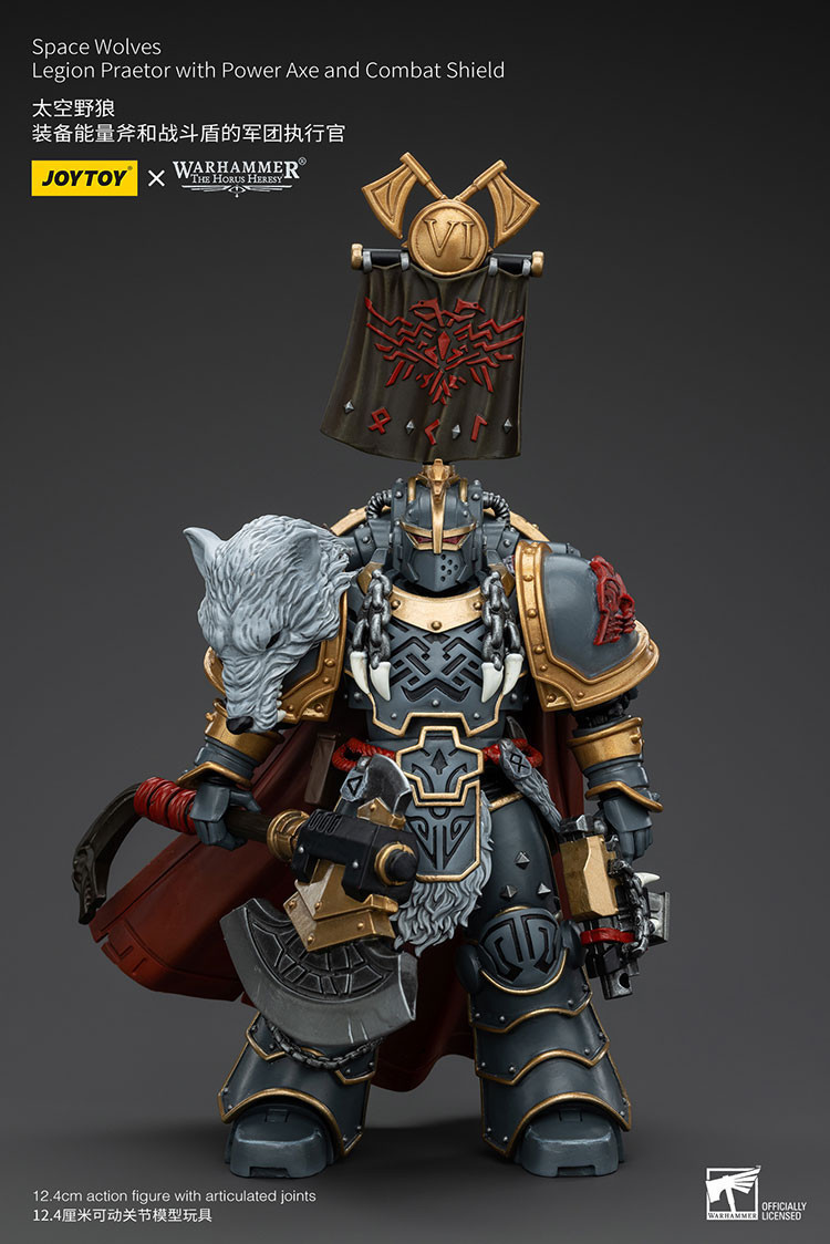 Space WolvesLegion Praetor with Power Axe and Combat Shield - view 7