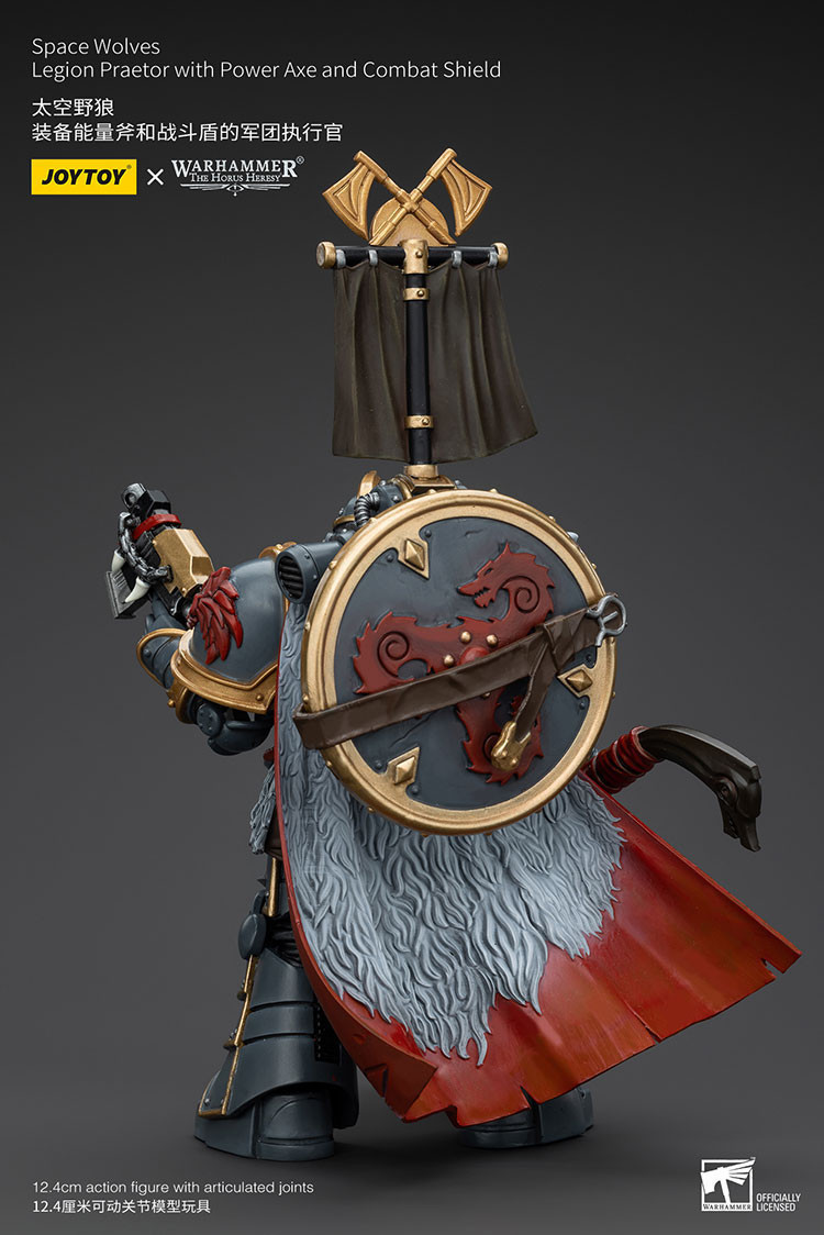Space WolvesLegion Praetor with Power Axe and Combat Shield - view 9