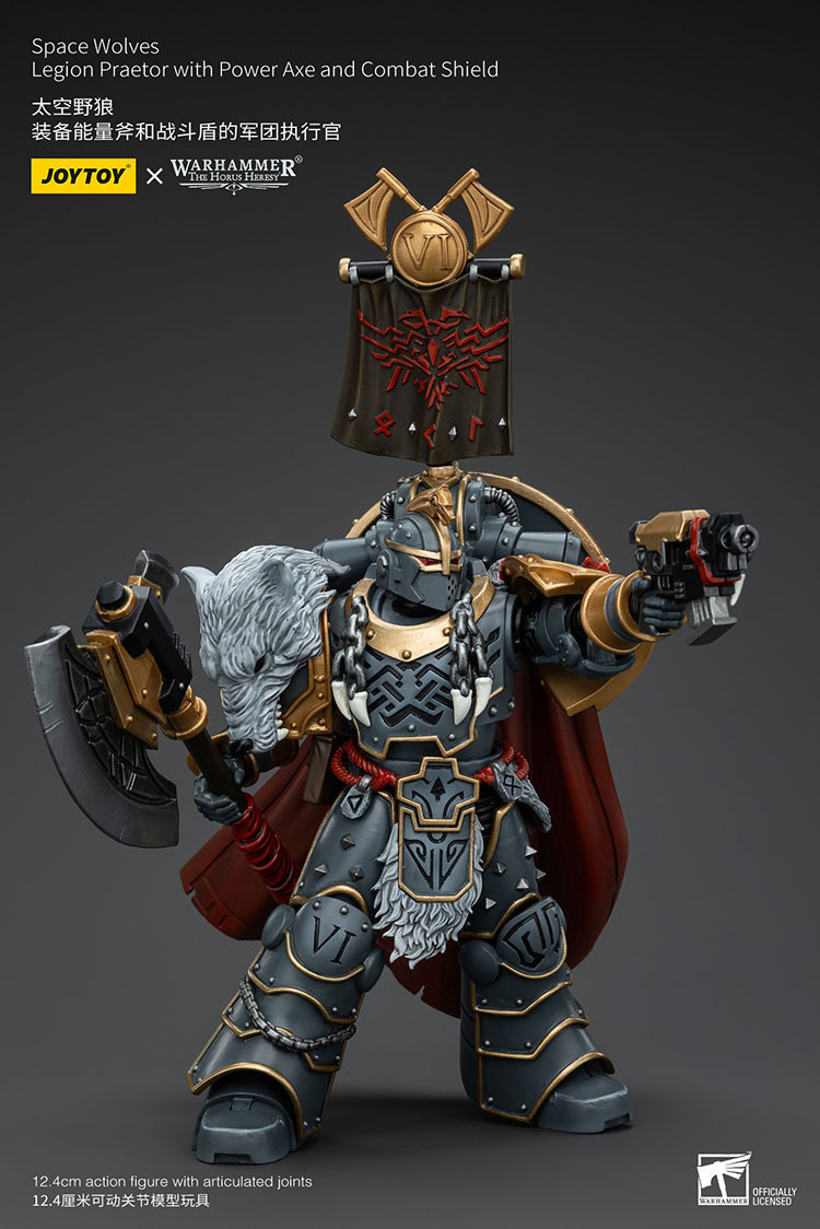 Space WolvesLegion Praetor with Power Axe and Combat Shield - view 10