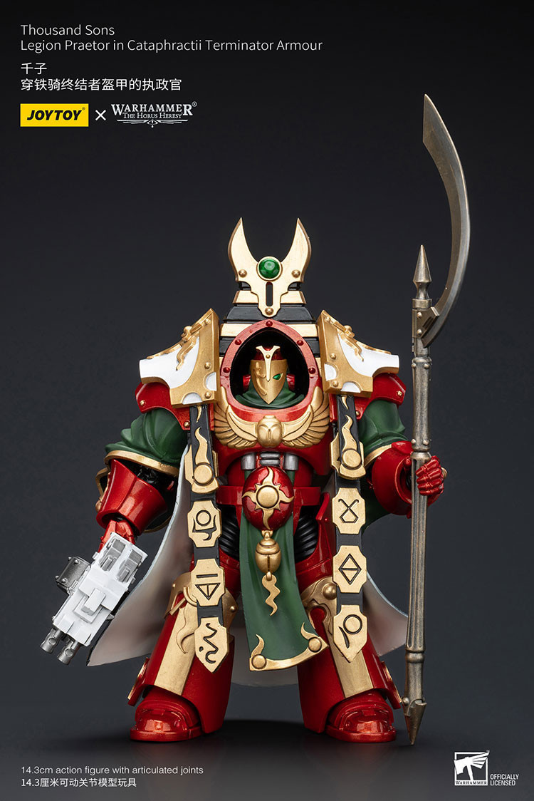Thousand sons Legion Praetor in Cataphractii Terminator Armour - view 7