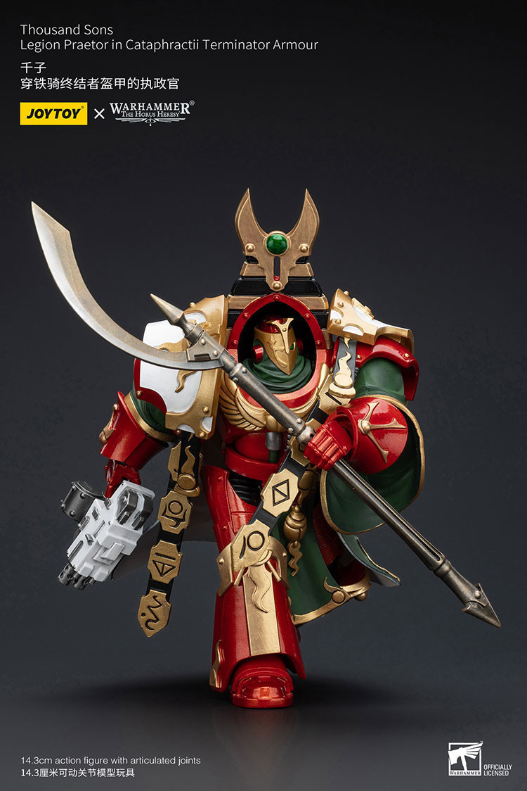 Thousand sons Legion Praetor in Cataphractii Terminator Armour - view 11