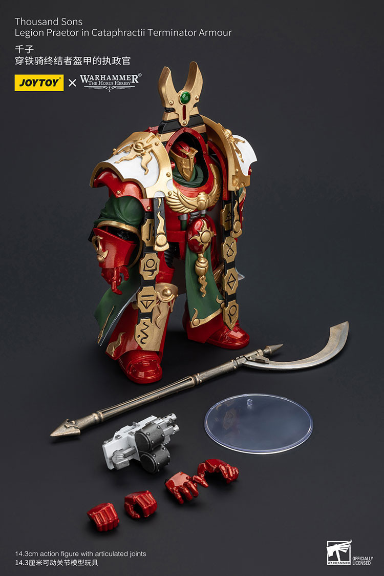 Thousand sons Legion Praetor in Cataphractii Terminator Armour - view 14