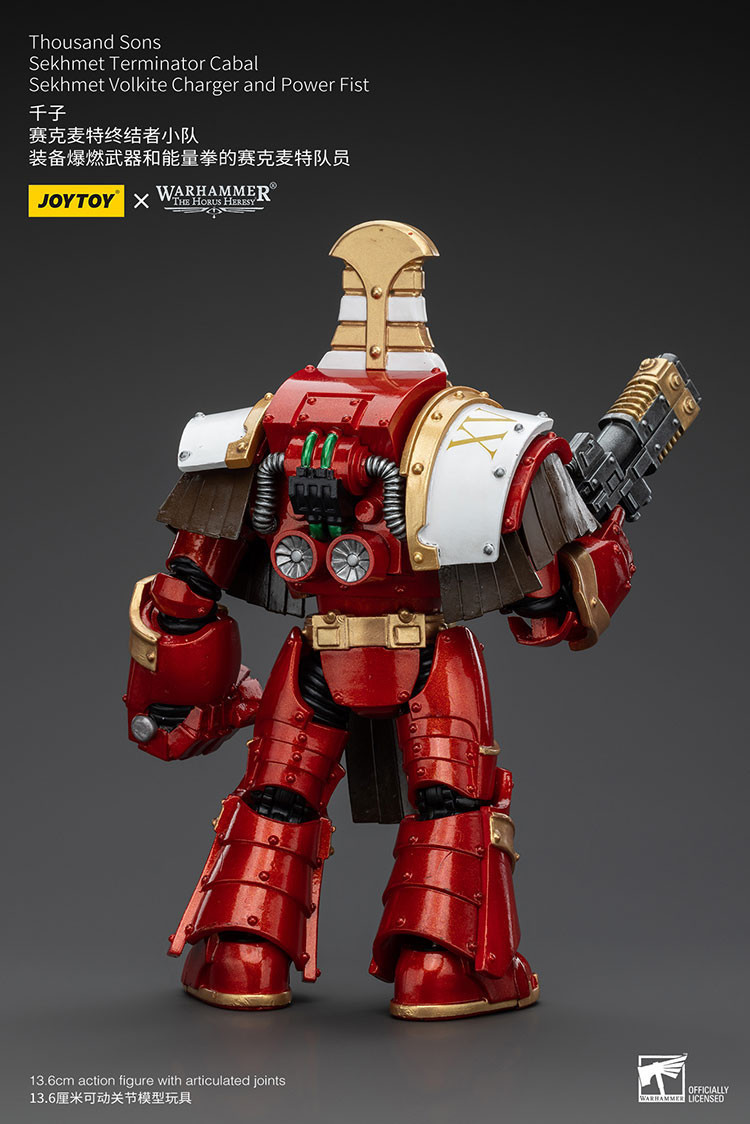 Thousand Sons Sekhmet Terminator Cabal Sekhmet Volkite Charger And Power Fist - view 11