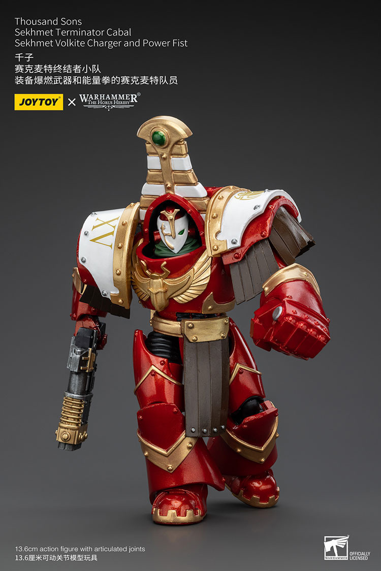 Thousand Sons Sekhmet Terminator Cabal Sekhmet Volkite Charger And Power Fist - view 10