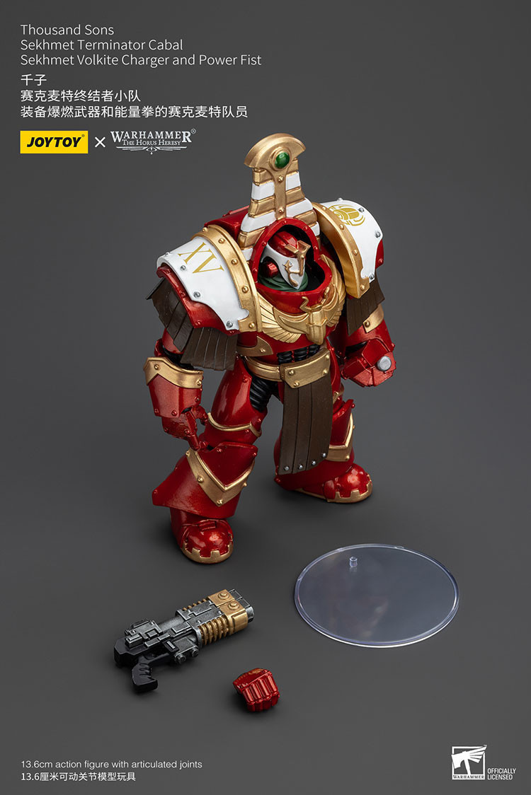 Thousand Sons Sekhmet Terminator Cabal Sekhmet Volkite Charger And Power Fist - view 7