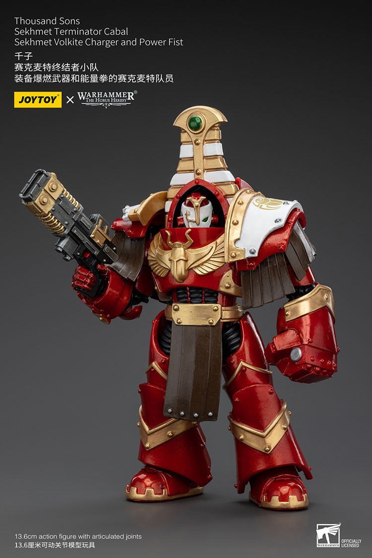 Thousand Sons Sekhmet Terminator Cabal Sekhmet Volkite Charger And Power Fist - view 12