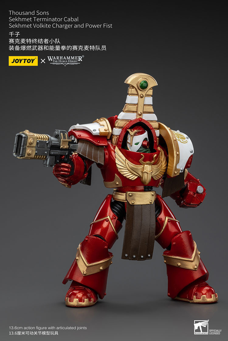Thousand Sons Sekhmet Terminator Cabal Sekhmet Volkite Charger And Power Fist - view 9