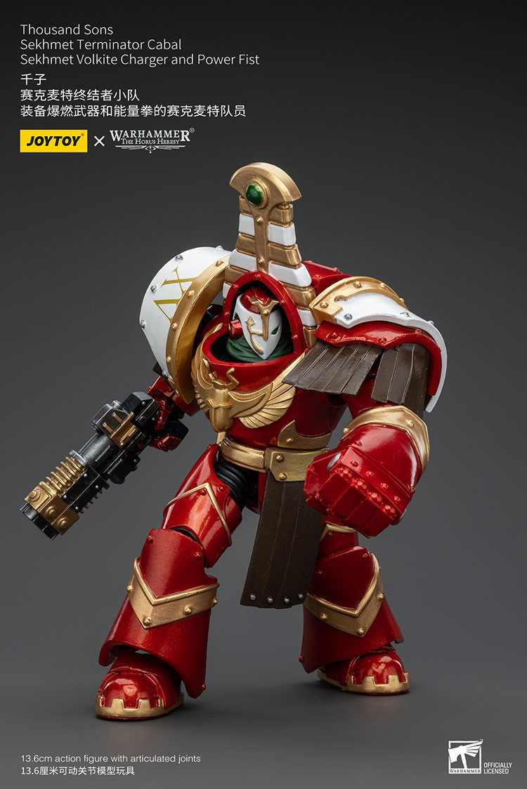 Thousand Sons Sekhmet Terminator Cabal Sekhmet Volkite Charger And Power Fist - view 8
