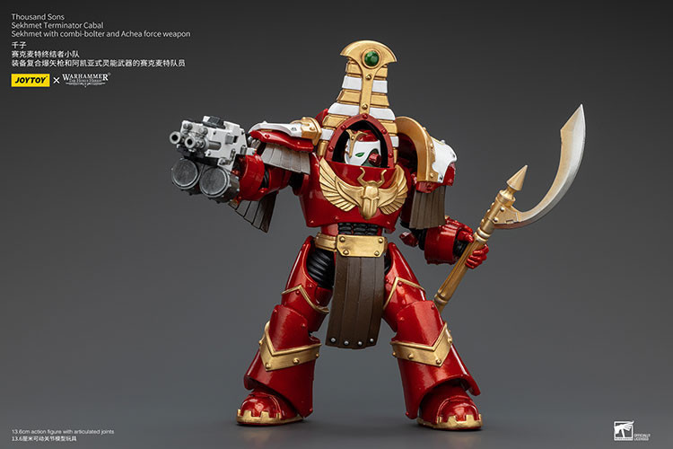 Thousand Sons Sekhmet Terminator Cabal Sekhmet With Combi-Bolter And Achea Force Weapon - view 11