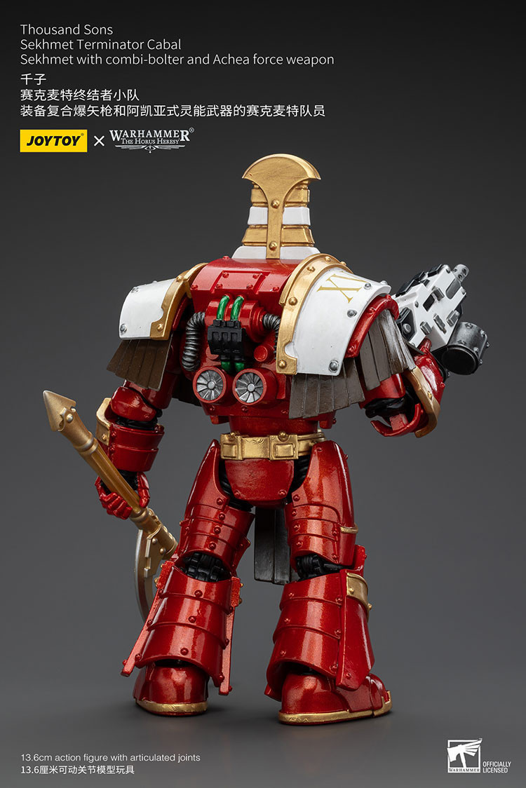 Thousand Sons Sekhmet Terminator Cabal Sekhmet With Combi-Bolter And Achea Force Weapon - view 12