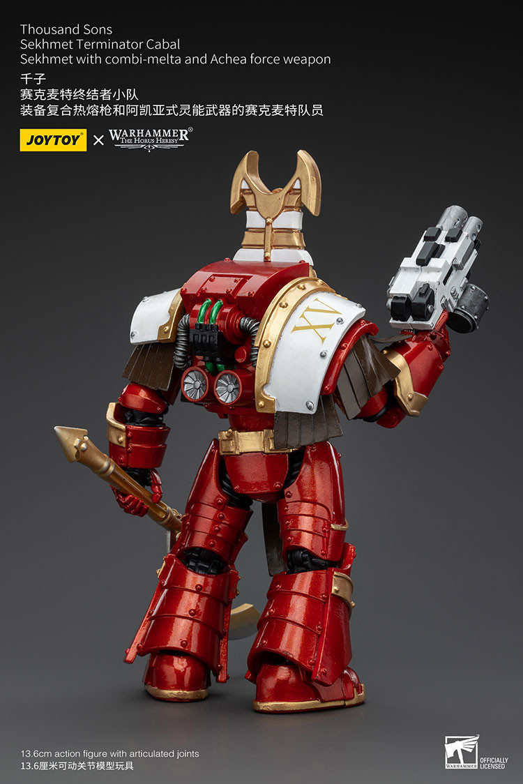 Thousand Sons Sekhmet Terminator Cabal Sekhmet With Combi-Melta And Achea Force Weapon - view 11
