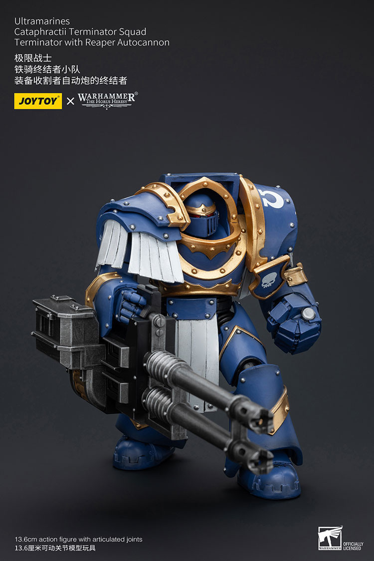 Uitramarines Cataphractii Terminator Squad Terminator with Reaper Autocannon - view 9