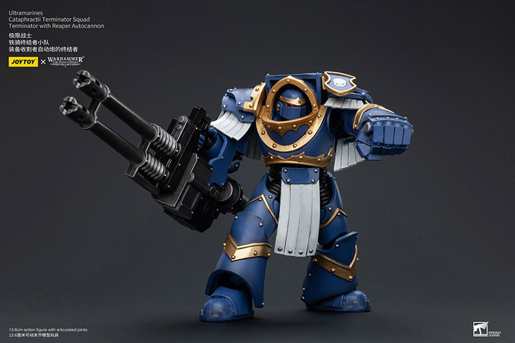 Uitramarines Cataphractii Terminator Squad Terminator with Reaper Autocannon - view 11