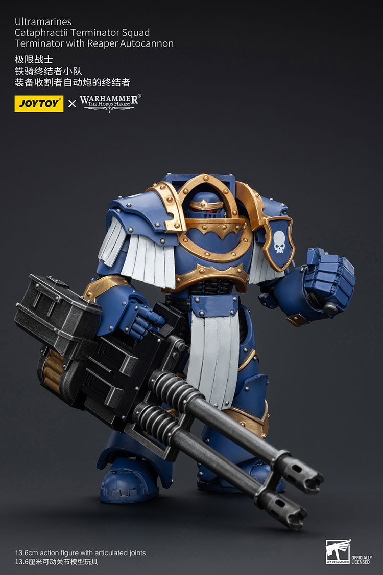 Uitramarines Cataphractii Terminator Squad Terminator with Reaper Autocannon - view 7