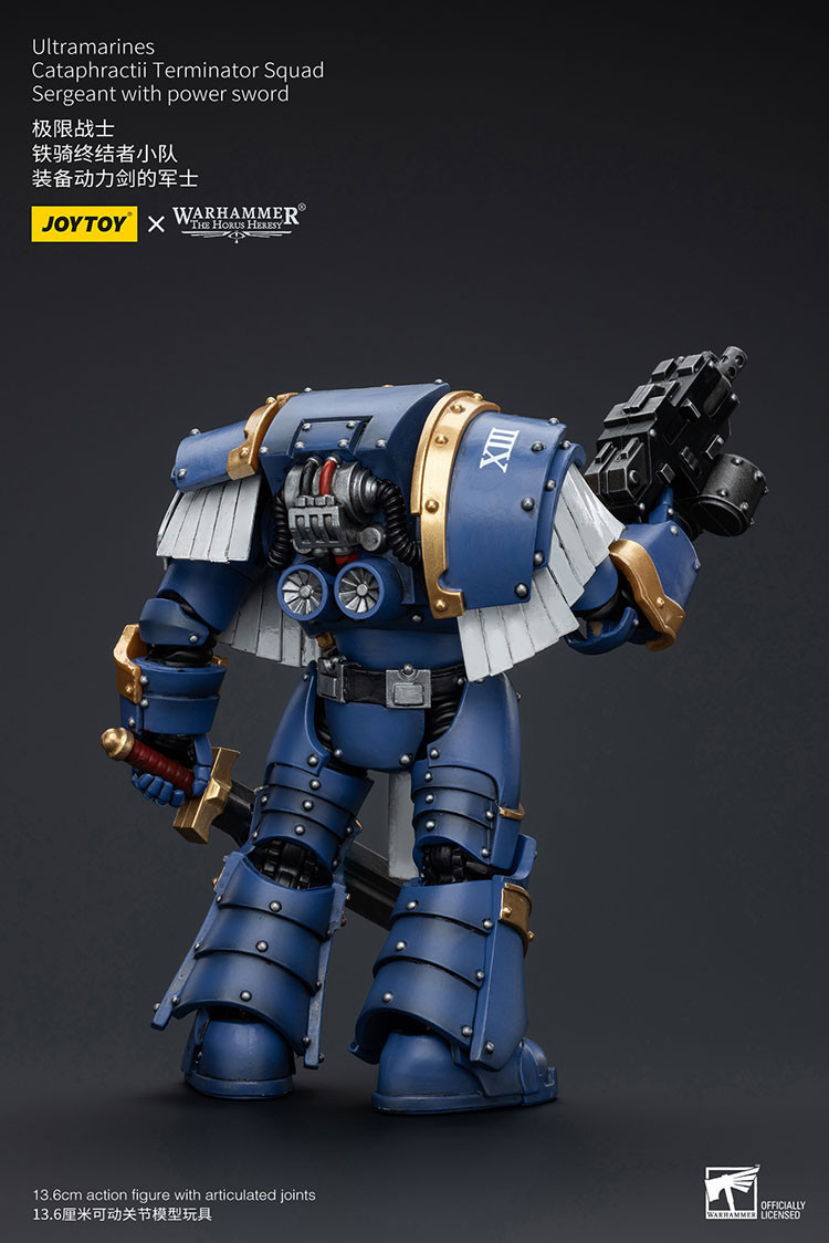 UltramarinesCataphractii Terminator SquadSergeant with Power Sword - view 8