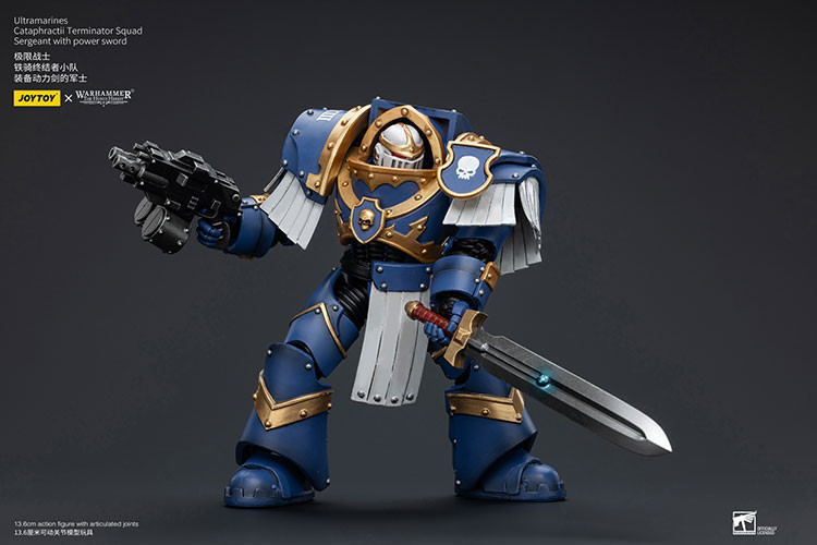 UltramarinesCataphractii Terminator SquadSergeant with Power Sword - view 9