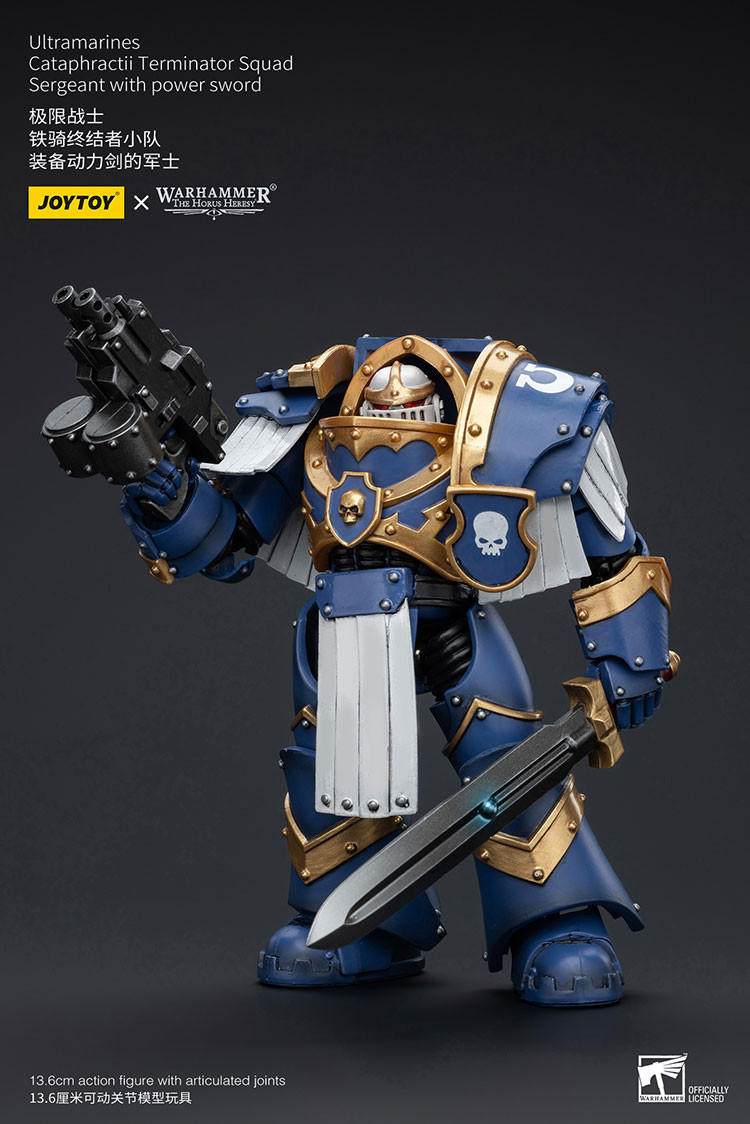 UltramarinesCataphractii Terminator SquadSergeant with Power Sword - view 7
