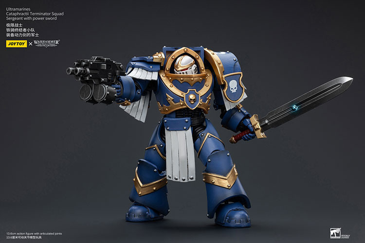 UltramarinesCataphractii Terminator SquadSergeant with Power Sword - view 10