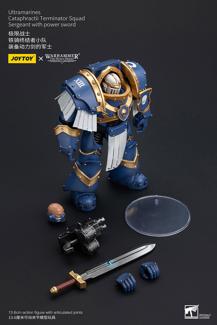 UltramarinesCataphractii Terminator SquadSergeant with Power Sword - view 12