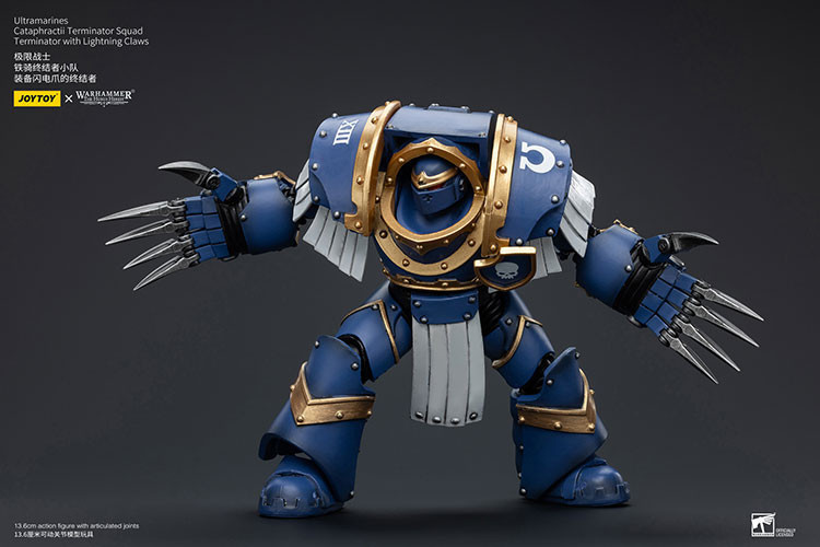 Ultramarines Cataphractii Terminator Squad Terminator with Lightning Claws - view 12
