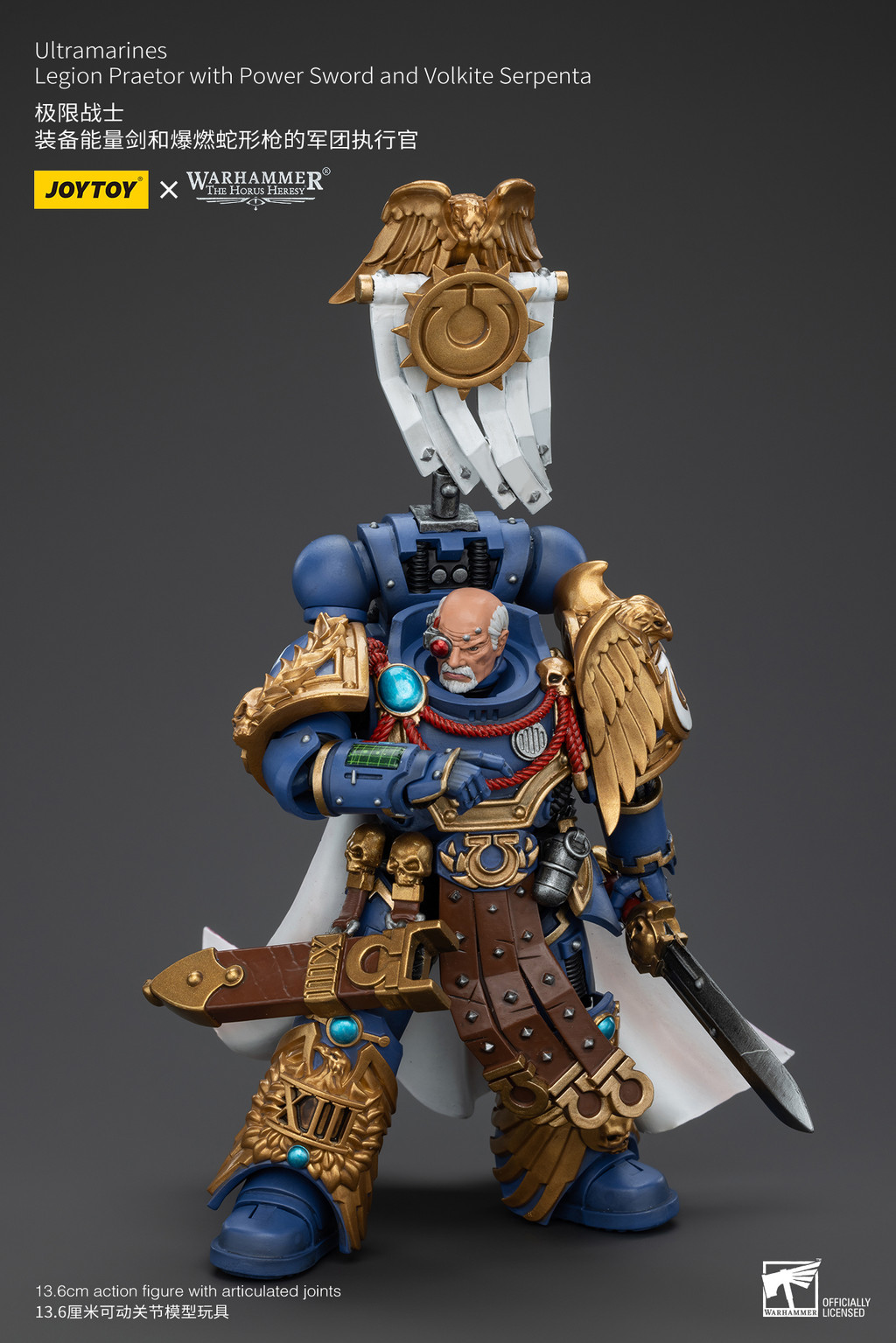 UltramarinesLegion Praetor with Power Sword and Volkite Serpenta - view 15