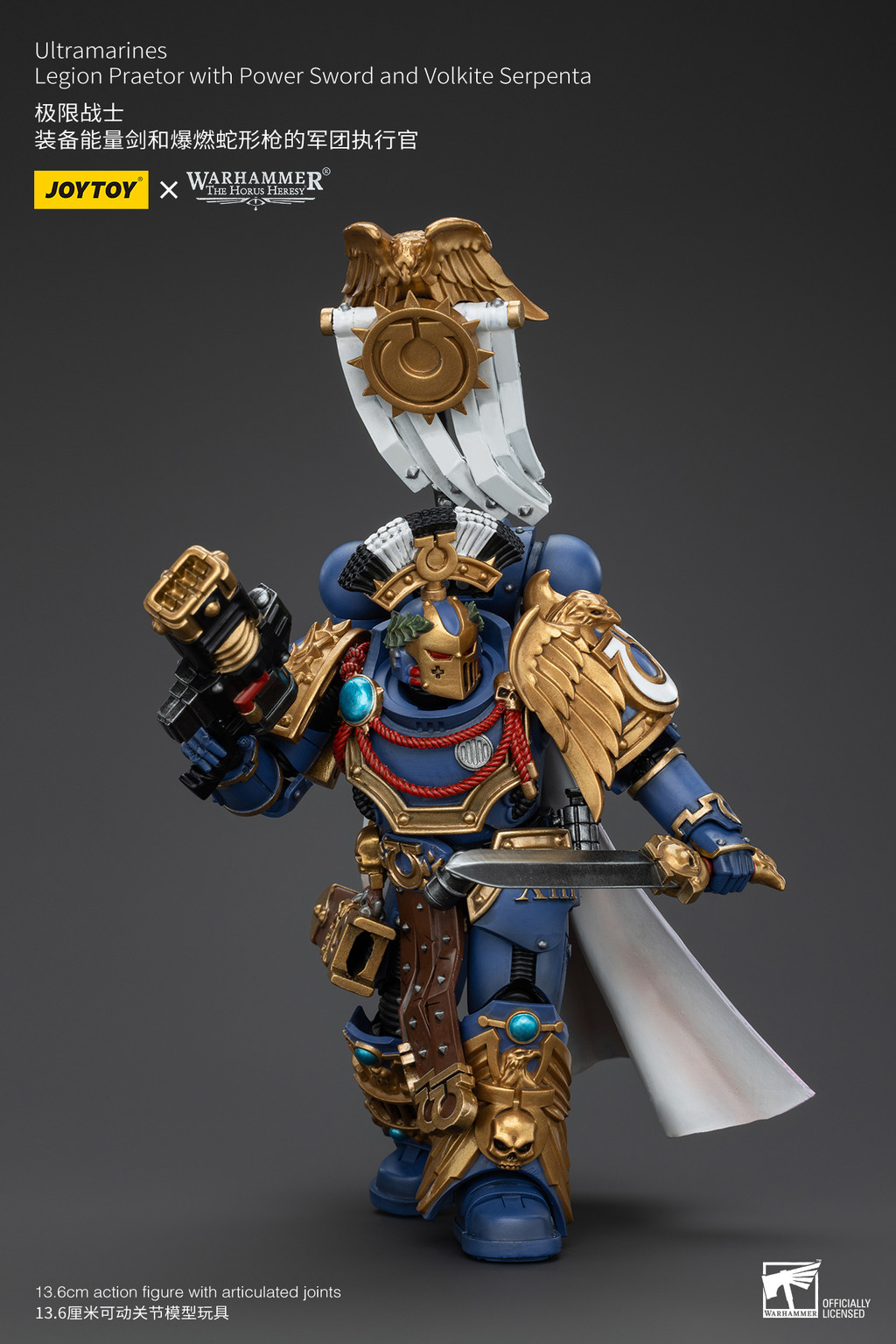 UltramarinesLegion Praetor with Power Sword and Volkite Serpenta - view 13