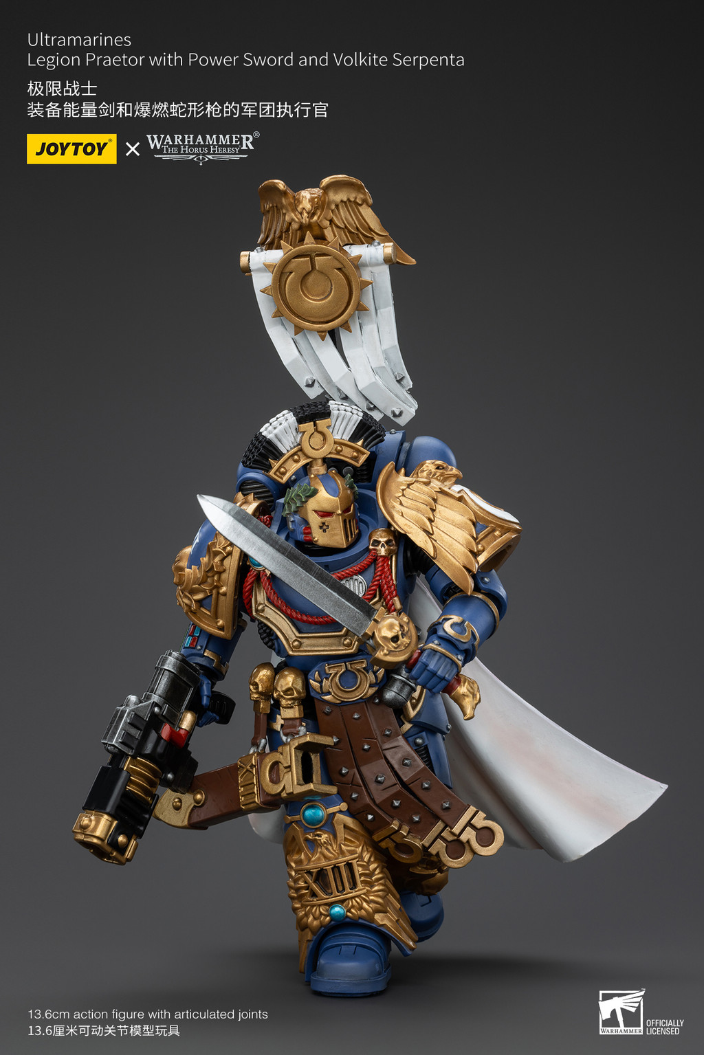 UltramarinesLegion Praetor with Power Sword and Volkite Serpenta - view 11
