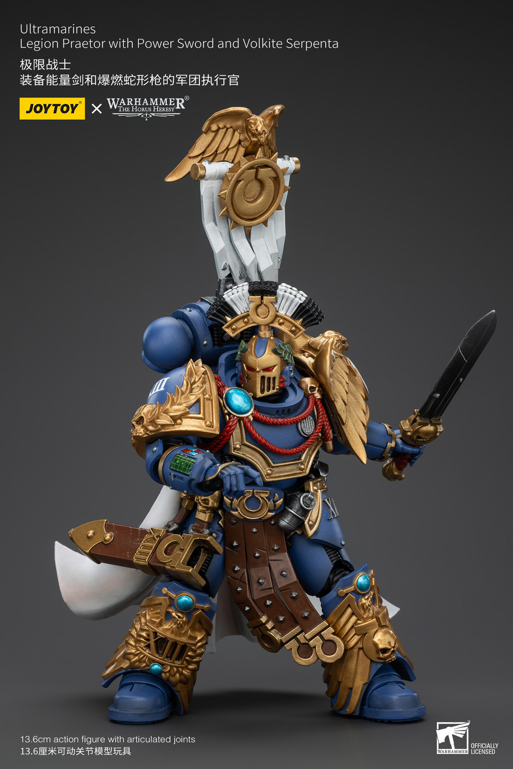 UltramarinesLegion Praetor with Power Sword and Volkite Serpenta - view 14