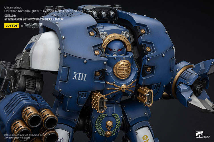 Ultramarines Leviathan Dreadnought with Cyclonic Melta Lance And Siege Claws - view 14