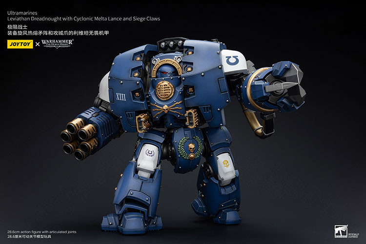 Ultramarines Leviathan Dreadnought with Cyclonic Melta Lance And Siege Claws - view 13